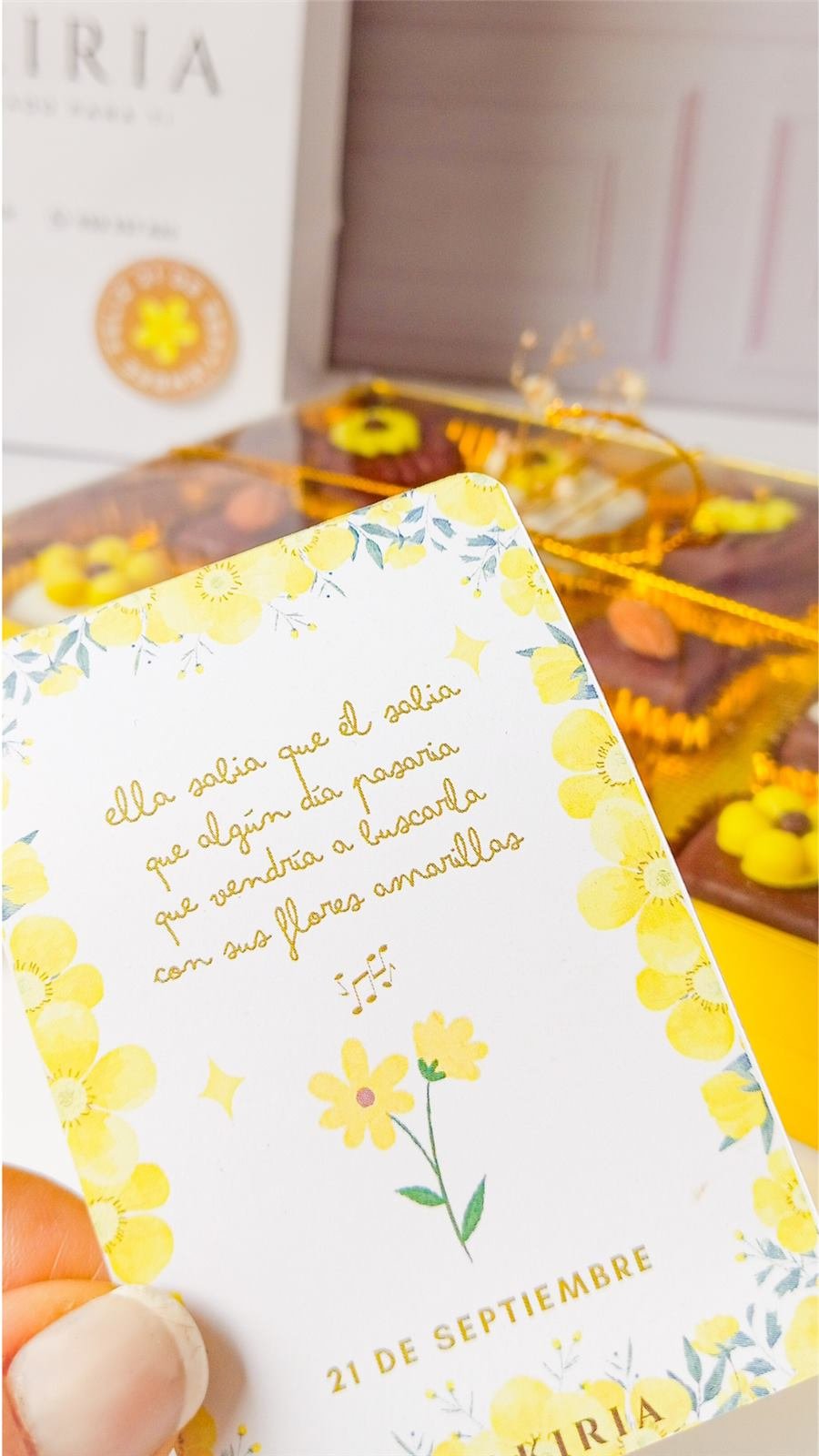 Detalle personalizado Valkiria para el Día de la Primavera