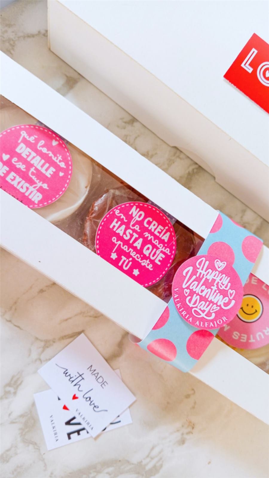 Caja personalizada Valkiria para San Valentín
